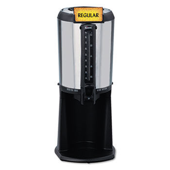 Hormel 410225 - Thermal Beverage Dispenser, Gravity, 2.5 Liter, Stainless Steel/Blackhormel 