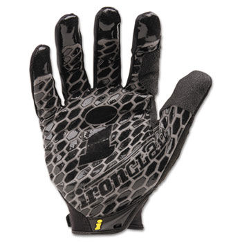 Ironclad BHG04L - Box Handler Gloves, 1 Pair, Black, Large