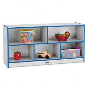 Jonti-Craft 0324JCWW003 - Rainbow Accents Single Storage Units, 48w x 15d x 24-1/2h, Blue/Freckled Grayjonti 