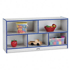 Jonti-Craft 0324JCWW004 - Rainbow Accents Single Storage Units, 48w x 15d x 24-1/2h, Purple/Freckled Grayjonti 