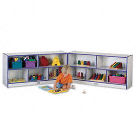 Jonti-Craft 0326JCWW004 - Rainbow Accents Fold-n-Lock Storage Unit, 48w x 15d x 24-1/2h, Purple