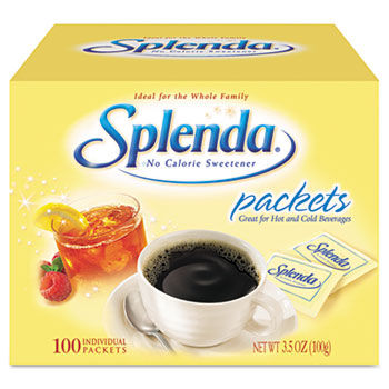 Splenda 200022 - No Calorie Sweetener Packets, 100/Box