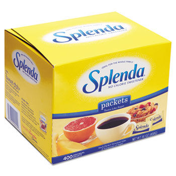 Splenda 200411 - No Calorie Sweetener Packets, 400/Carton