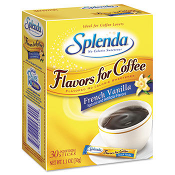 Splenda 243010 - French Vanilla, Stick Packets, 30/Carton