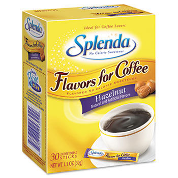 Splenda 243020 - Hazelnut, Stick Packets, 30/Carton