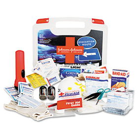 Johnson & Johnson Red Cross 4185 - Emergency First Aid Kit, 110 Pieces, Plastic Case