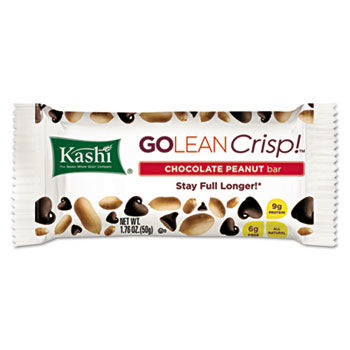 Kelloggs 27240 - Go Lean Protein & Fiber Bars, Chocolate Peanut Butter Bliss, 1.76 oz, 12/Box