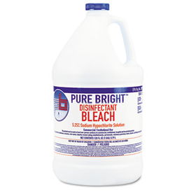Boardwalk BLEACH6 - Pure Bright Liquid Bleach, 1 Gallon Bottle, 6/Carton