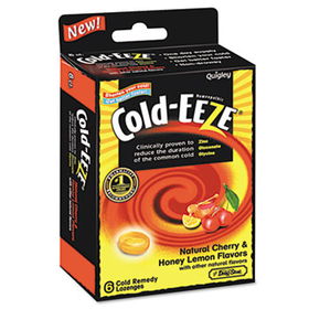 Cold-eeze 10351 - Cold Remedy Lozenges, One-Day Supply, 6/Box