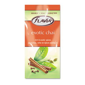 Mars Flavia A141RPK - Fresh Leaf and Herbal Teas, Exotic Chai Tea, .06 oz., 15/Box