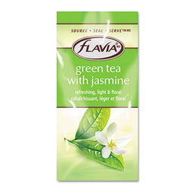 Mars Flavia A146RPK - Fresh Leaf and Herbal Teas, Green Tea with Jasmine, .11 oz., 15/Box