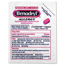 Benadryl 17553 - Allergy Ultratabs, 60 Two-Packs/Box