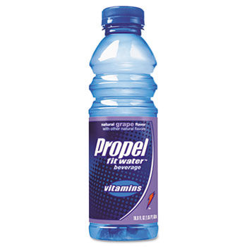 Propel Fitness Water 30078 - Flavored Water, Grape, Plastic Bottle, 500 mL, 24/Cartonpropel 