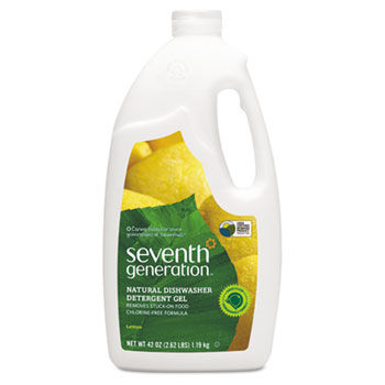 Seventh Generation 22171 - Automatic Dishwasher Detergent, Gel, Lemon Scent, 45 oz. Bottle