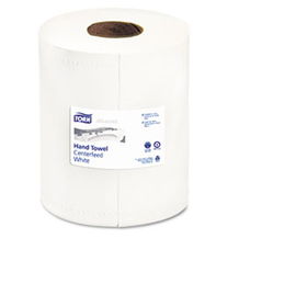 Tork 121202 - Center-Fold Towels, White, 8-1/4 x 11-7/8, 2-Ply, 610/Roll, 6 Rolls/Cartontork 