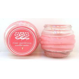 Rose Gardenia 2.5oz Scented glass jar candle Case Pack 60rose 