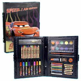 Cars 51 Piece Color Set in Carrying Case Case Pack 84