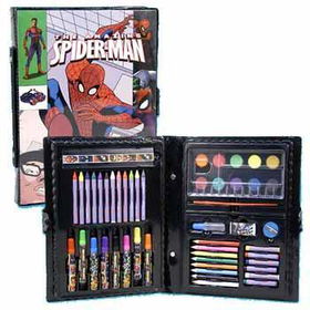Spiderman 51 Piece Color Set in Carrying Case Case Pack 84spiderman 