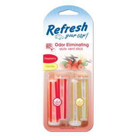 Refresh Your Car Vent Sticks -Raspberry / Vanilla Case Pack 6