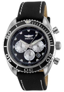 Men's Chronograph Black Fabricmen 