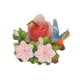 Flower & Humming Bird With Candle Case Pack 48