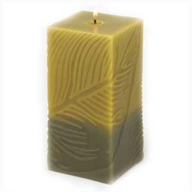 Foliole Square Pillar Candle Case Pack 1