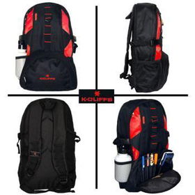 16 Inch Classic Backpack Red/Black Case Pack 18