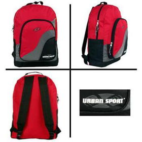 16 Inch Classic Backpack Red Case Pack 12