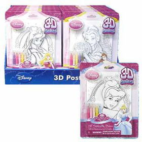 Disney Princess 3D Poster Set Case Pack 216