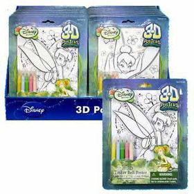 Disney Tinkerbell 3D Poster Set Case Pack 216