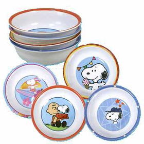 Snoopy Bowl,5.5" 4 Assorted Case Pack 504snoopy 