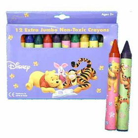 Winnie The Pooh 12-Count Extra Jumbo Crayons Case Pack 336winnie 