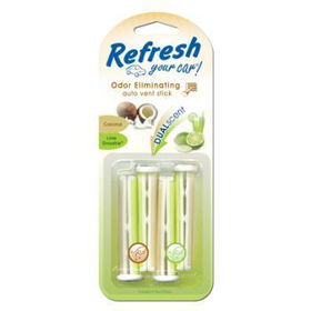 Refresh Your Car Dual Scent Vent Sticks Case Pack 6refresh 