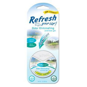 Refresh Your Car - 1 oz Dual Scented Gel Case Pack 6refresh 