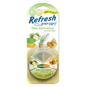 Refresh Your Car - 1 oz Dual Scented Gel Case Pack 6