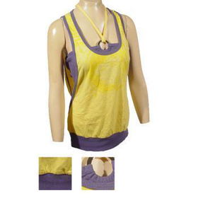 Ladies Halter Top w/Layered Tank Top (2Pc.) Case Pack 6ladies 