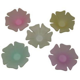 Glass Candle Holder Clover Case Pack 72glass 