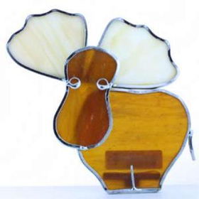Stained Glass Moose Night Light with Switch Case Pack 12stained 