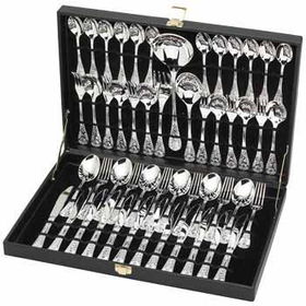 51-Piece Silverplated Flatware Set Case Pack 1