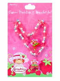 Strawberry Shortcake Necklace And Bracelet Set Case Pack 480strawberry 