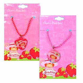 Strawberry Shortcake Beaded Necklace With Icon Case Pack 480