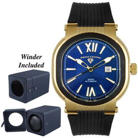 Men's Legato Automatic Black Rubbermen 