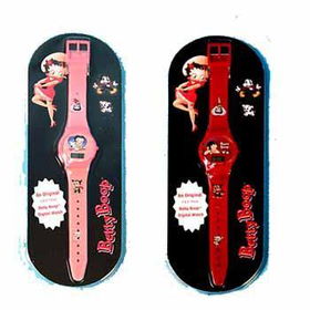 Betty Boop Digital Watch In A Clam Shell Package Case Pack 384betty 
