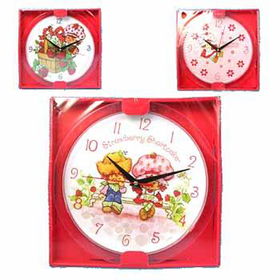 Strawberry Shortcake 10" Clock In 3 Styles Case Pack 96