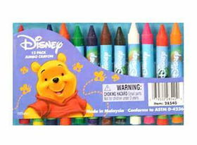 Disney Winnie The Pooh 12-Pack Jumbo Crayons Case Pack 384disney 