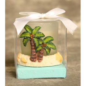 Palm Tree Votive Candle Case Pack 24