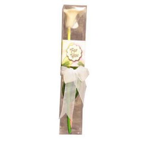 Wax Calla Lily Long Stemmed Flower Candle Case Pack 24wax 