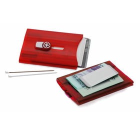 4-Function Wallet, Transulcent Red