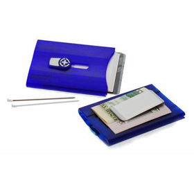 4-Function Wallet, Transulcent Bluefunction 