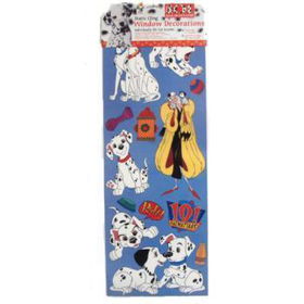 101 Dalmatians Window Decorations Individual Cling Case Pack 96dalmatians 